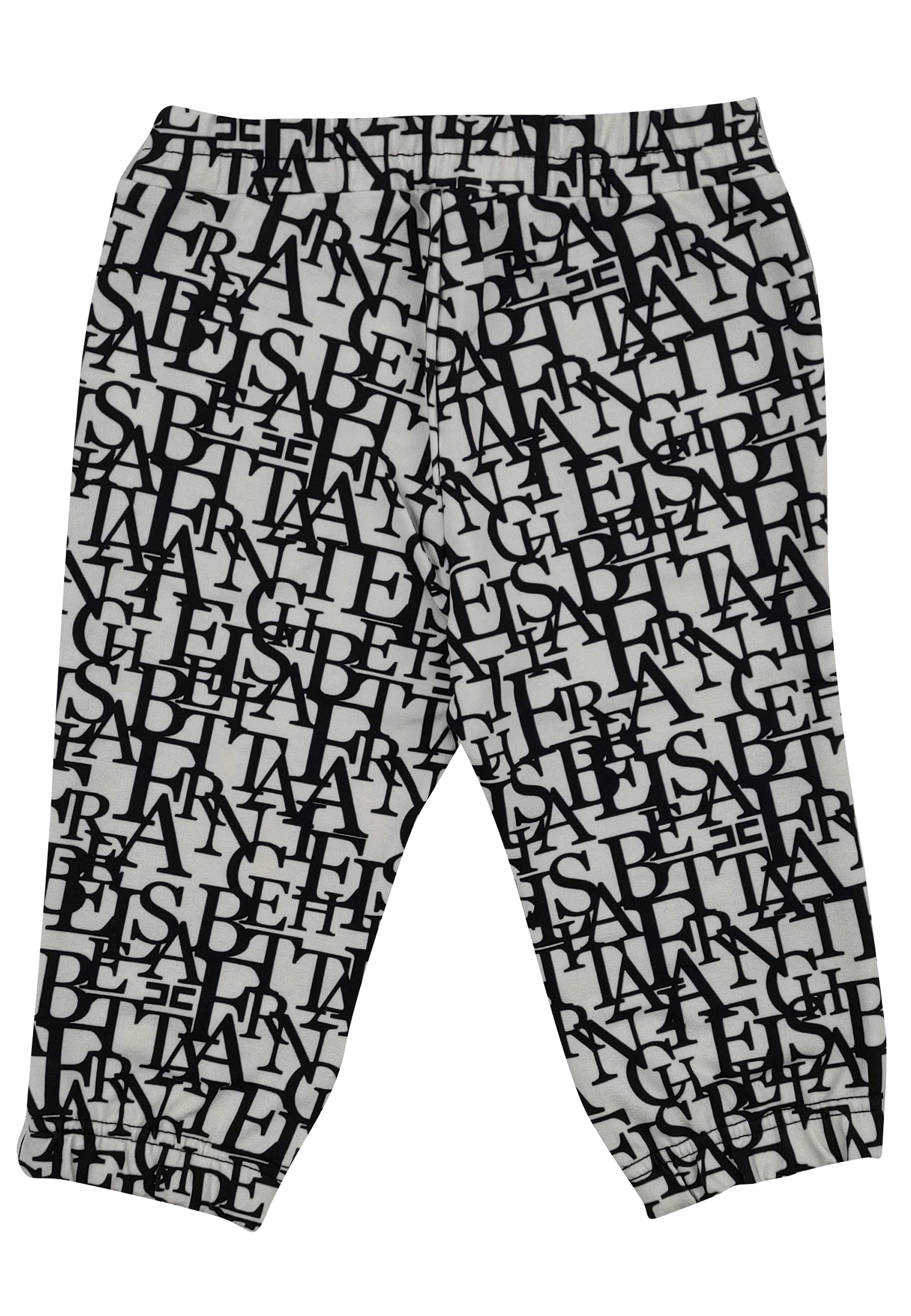 ViaMonte Shop | Elisabetta Franchi La Mia Bambina pantalone baby girl in felpa di cotone stampato