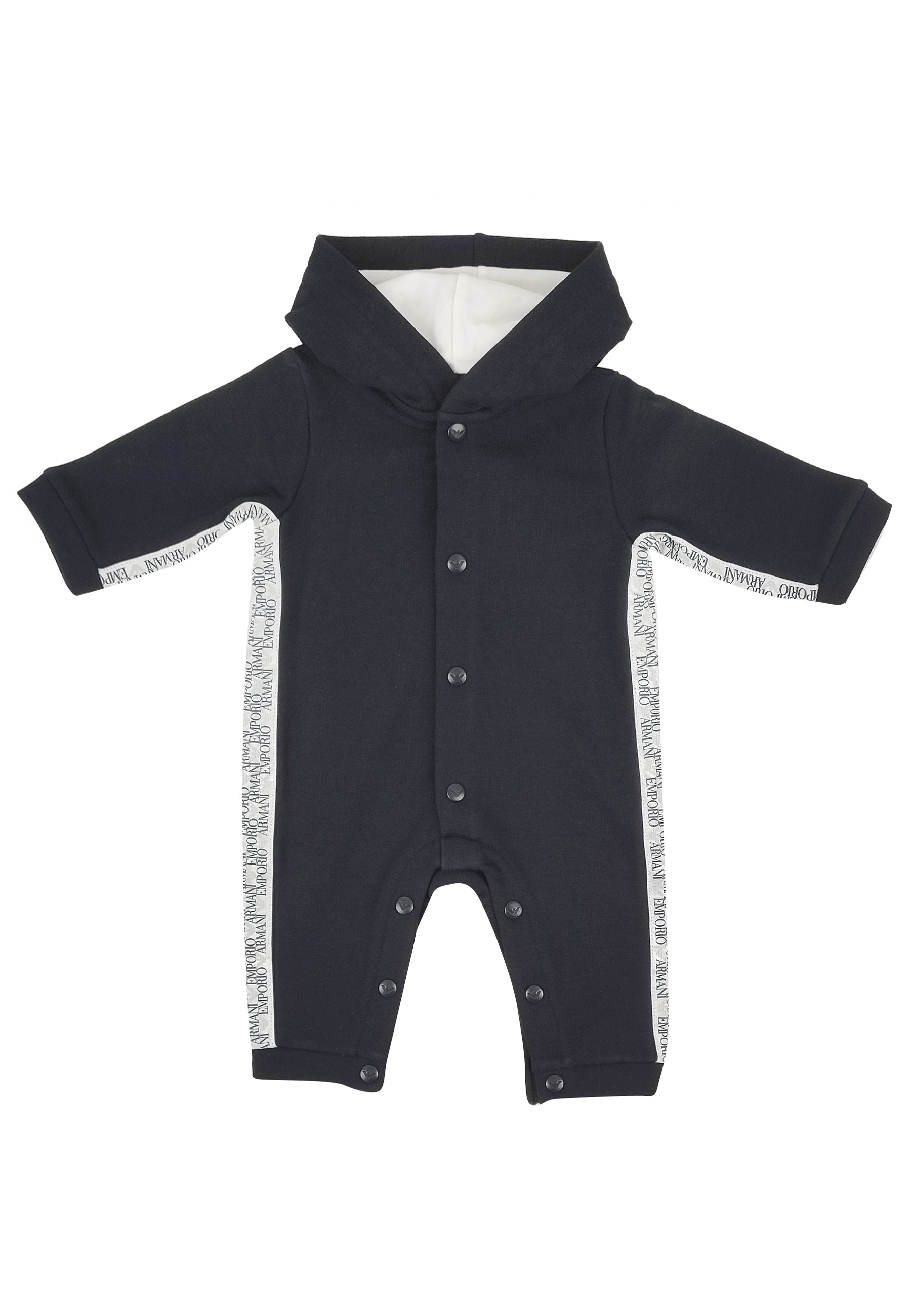 ViaMonte Shop | Emporio Armani tutina baby boy blu in cotone