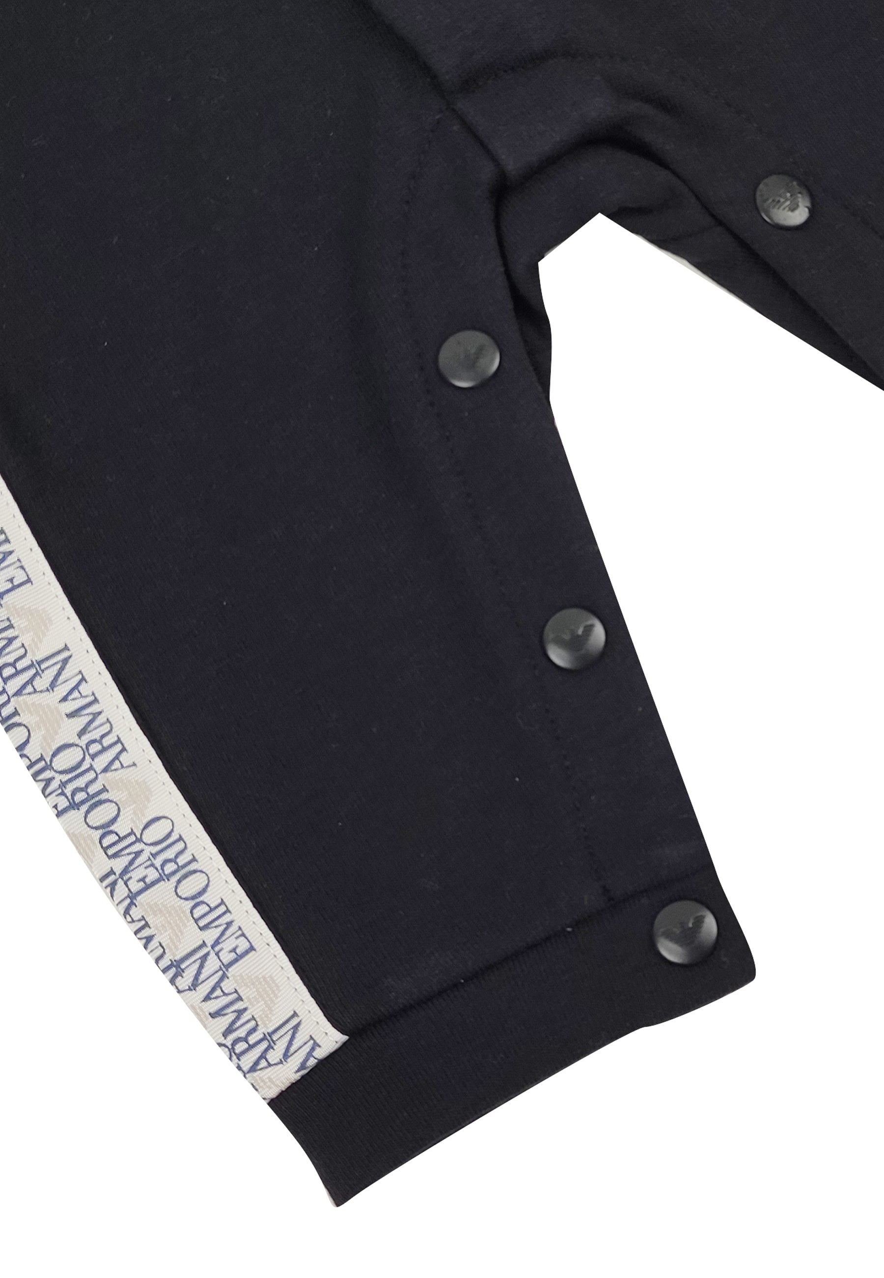 ViaMonte Shop | Emporio Armani tutina baby boy blu in cotone