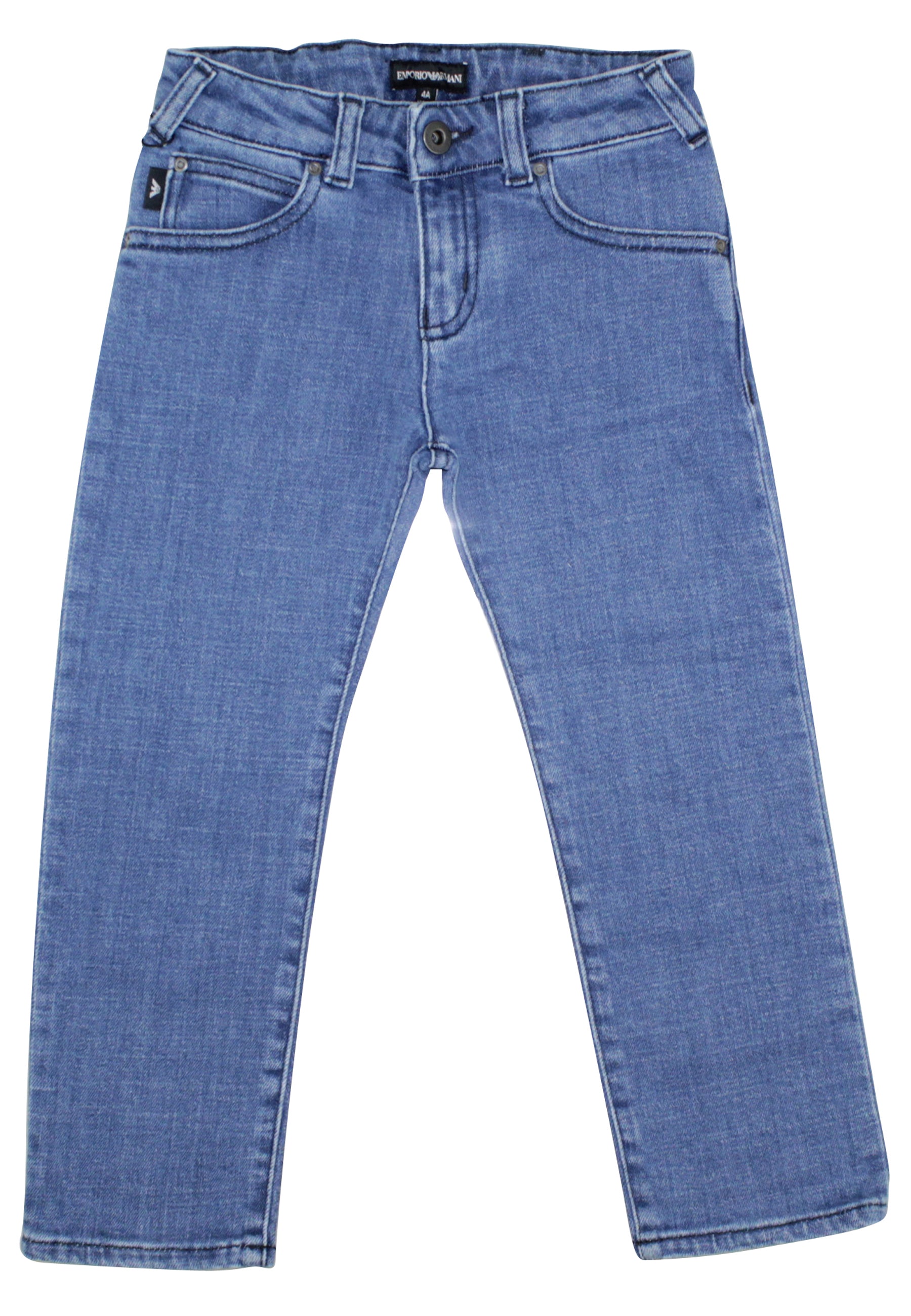ViaMonte Shop | Emporio Armani bambino jeans blu in cotone