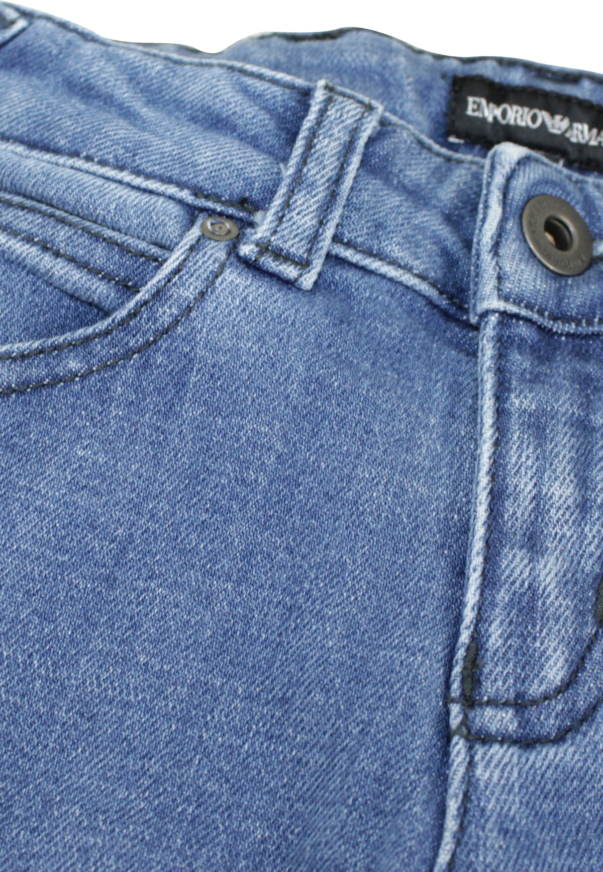 ViaMonte Shop | Emporio Armani bambino jeans blu in cotone