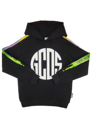 ViaMonte Shop | GCDS bambino felpa nera in cotone