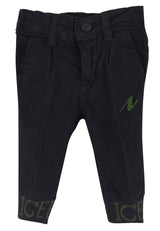 ViaMonte Shop | Ice Iceberg pantalone baby boy blu in gabardina di cotone