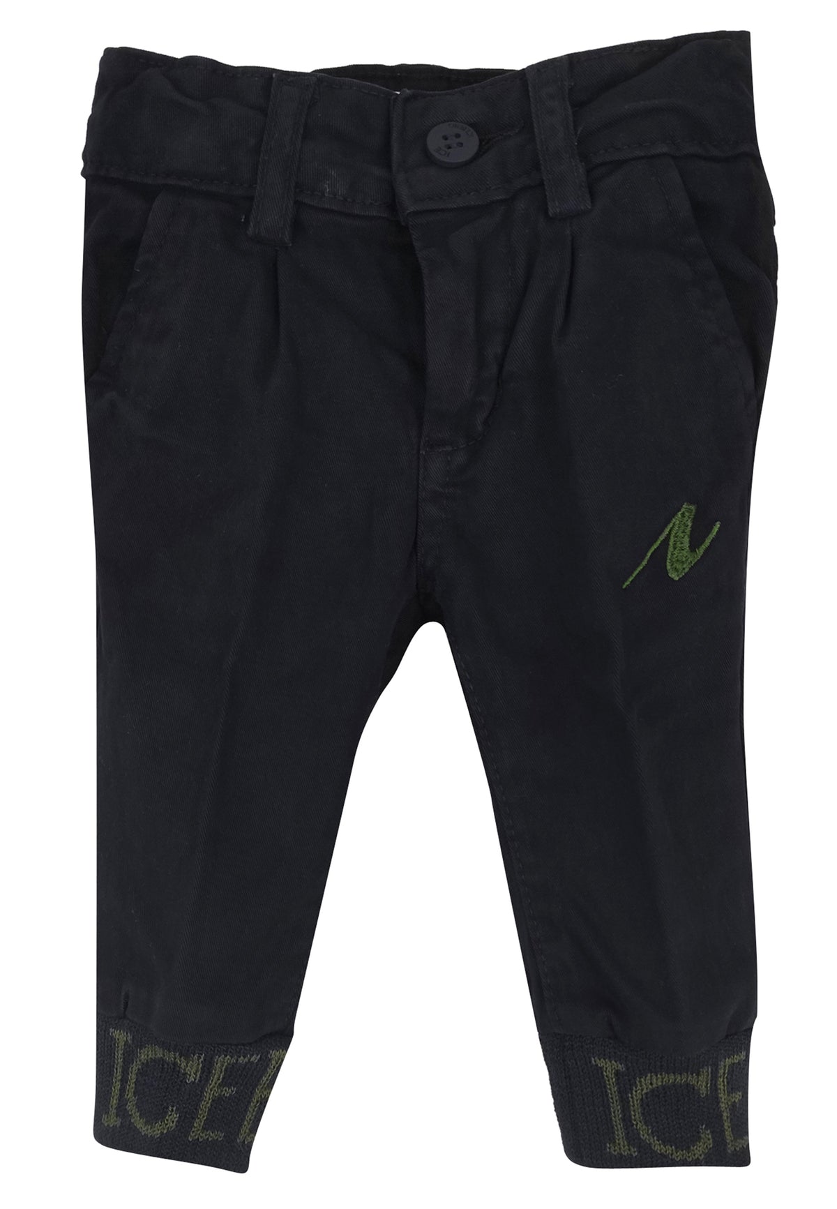 ViaMonte Shop | Ice Iceberg pantalone baby boy blu in gabardina di cotone