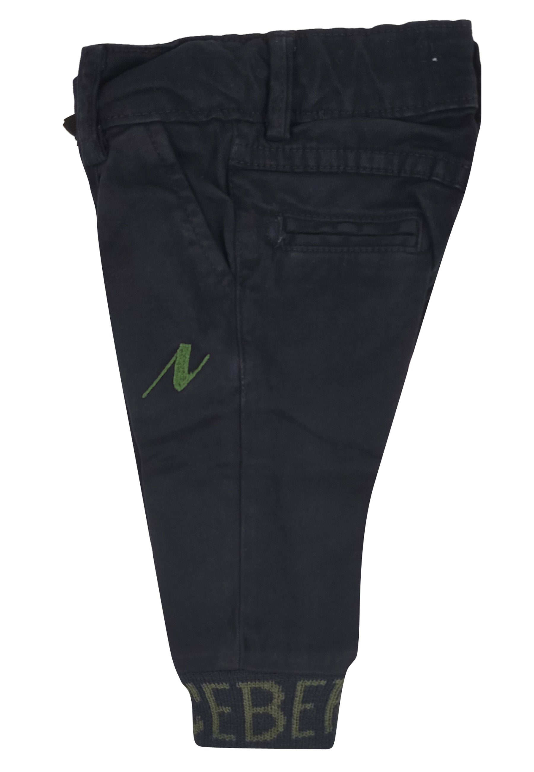 ViaMonte Shop | Ice Iceberg pantalone baby boy blu in gabardina di cotone