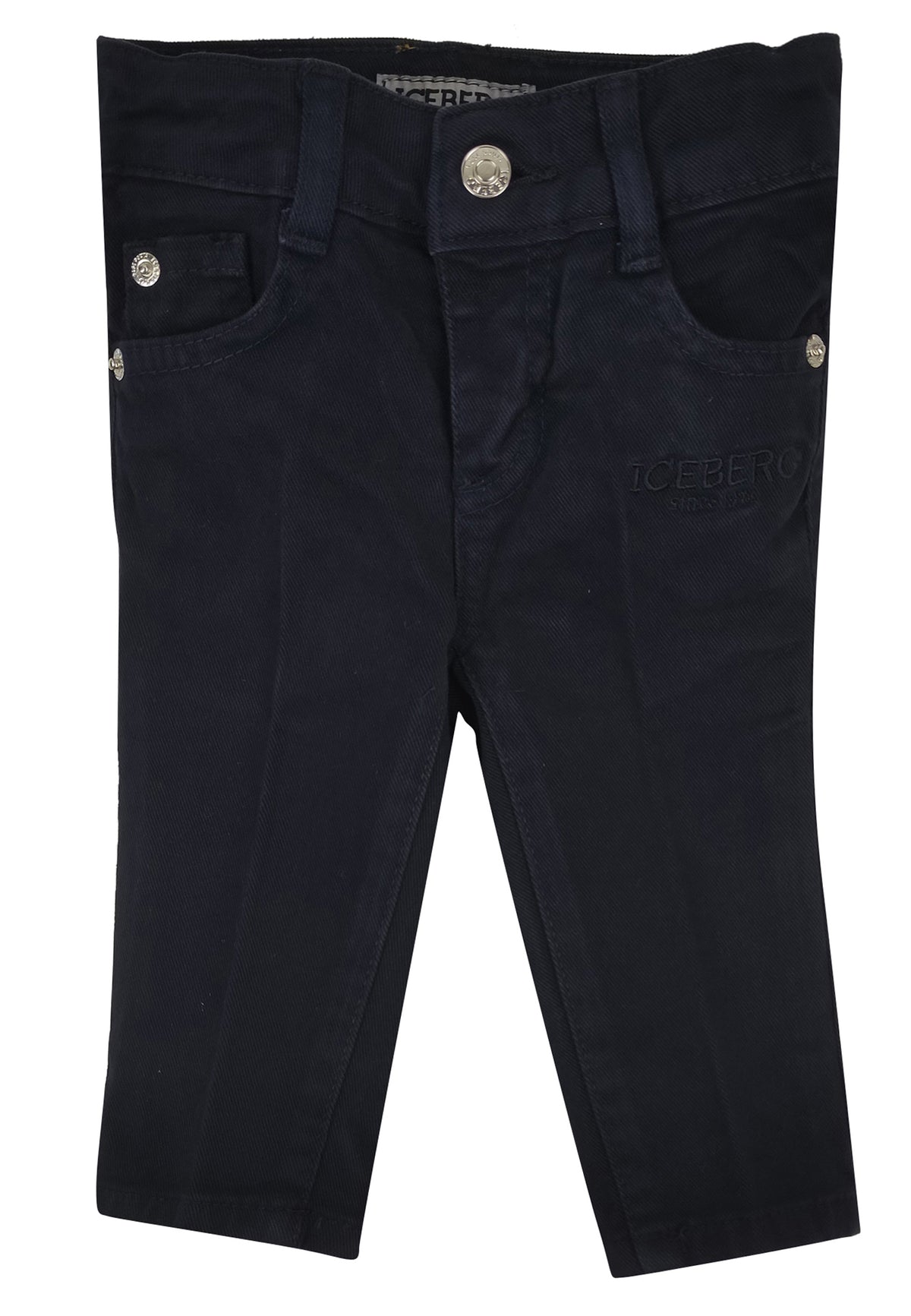 ViaMonte Shop | Ice Iceberg pantalone baby boy blu in bull di cotone
