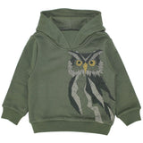 ViaMonte Shop | Il Gufo felpa bambino verde in cotone