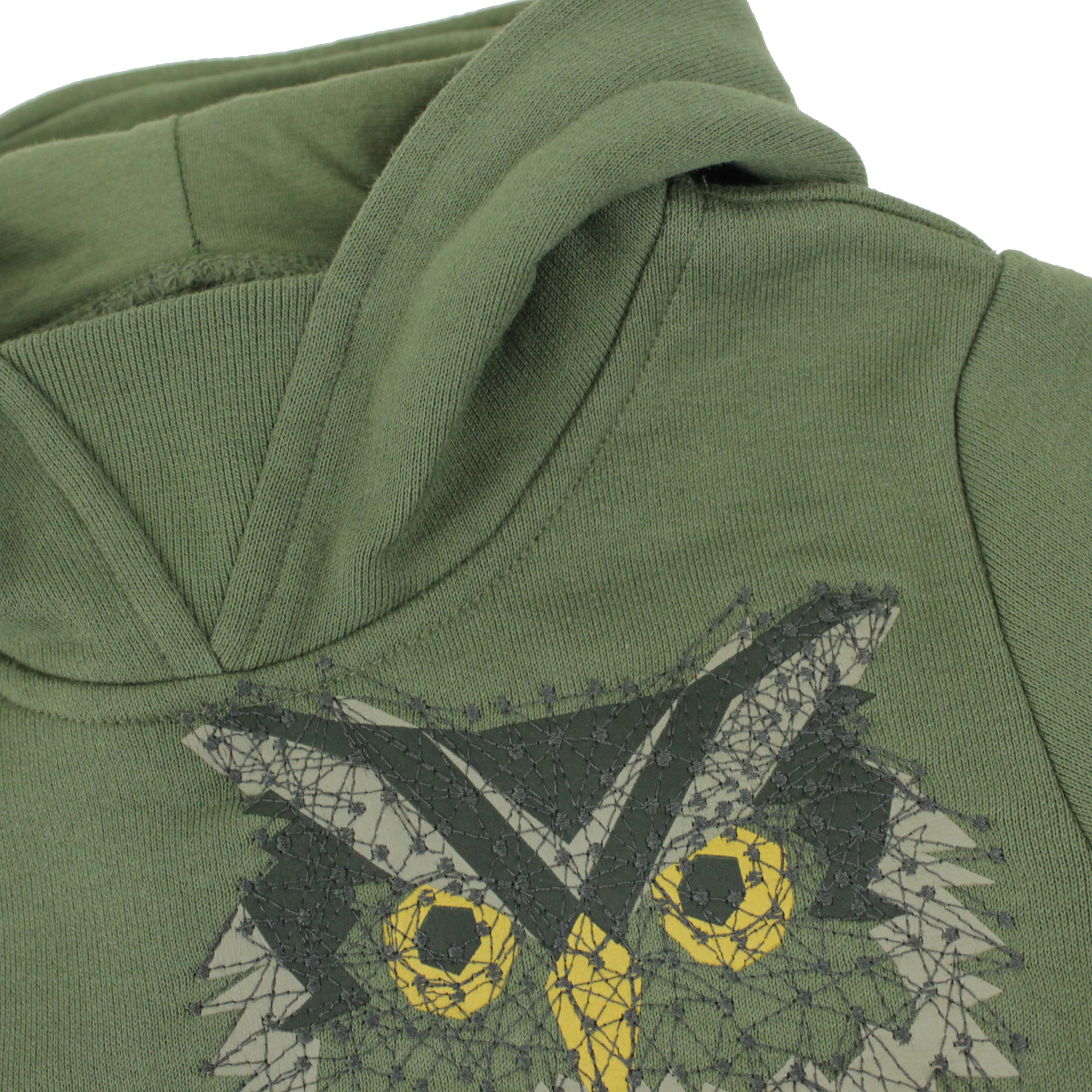ViaMonte Shop | Il Gufo felpa bambino verde in cotone