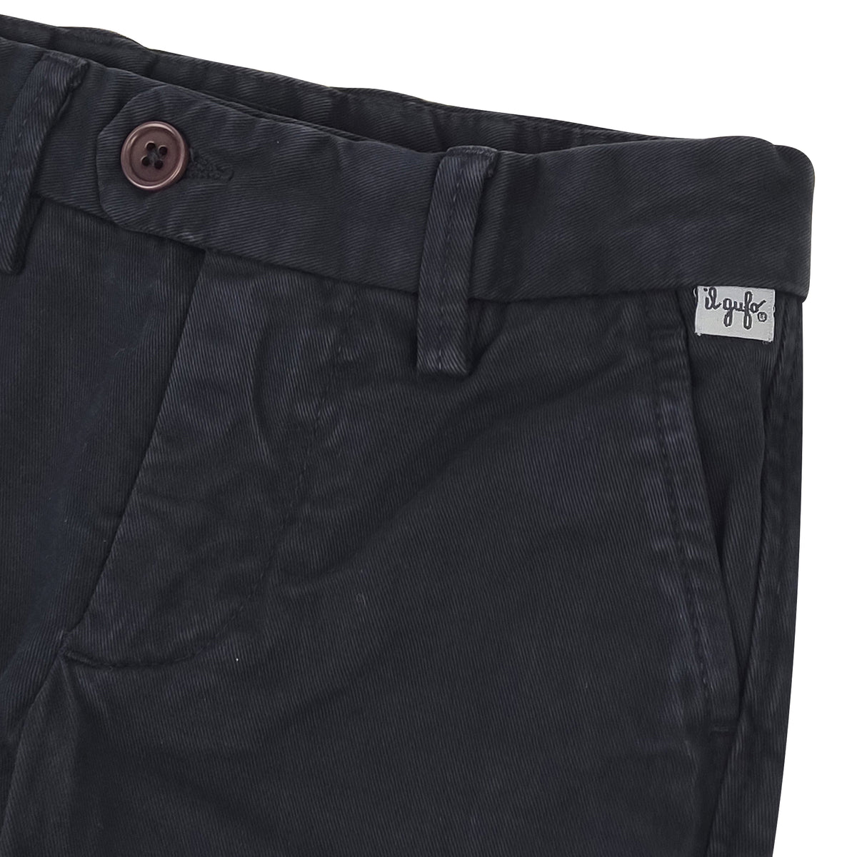 ViaMonte Shop | Il Gufo pantalone bambino blu in cotone