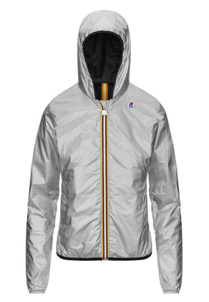 ViaMonte Shop | K-Way bambina giacca Lily plus.2 double silver metal in nylon