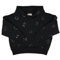 ViaMonte Shop | Moncler Enfant felpa bambina nera in cotone