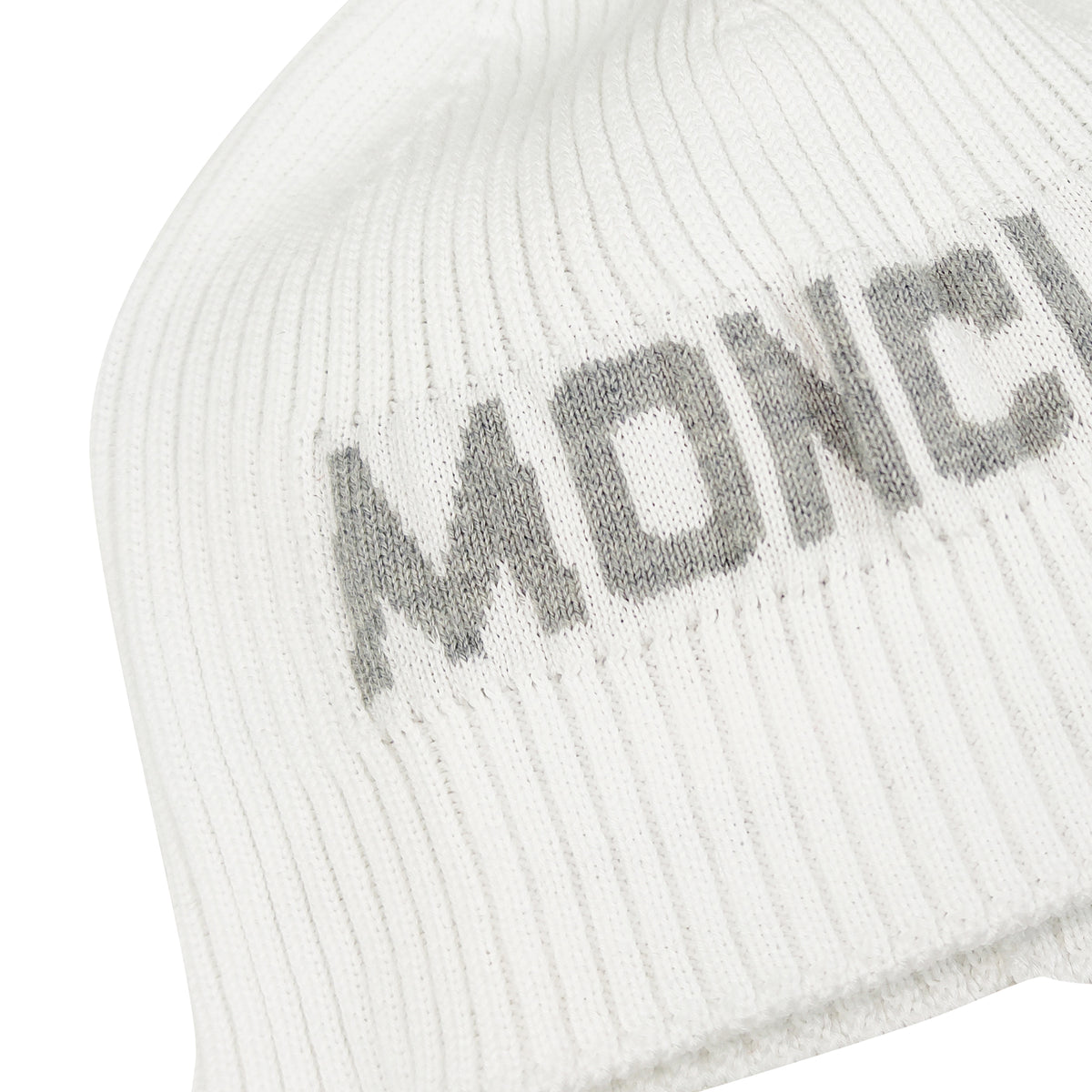 ViaMonte Shop | Moncler Enfant cappello baby boy bianco in cotone