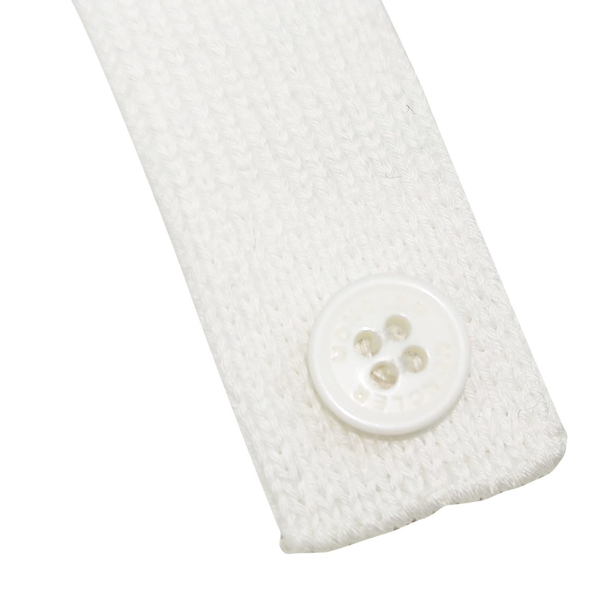 ViaMonte Shop | Moncler Enfant cappello baby boy bianco in cotone
