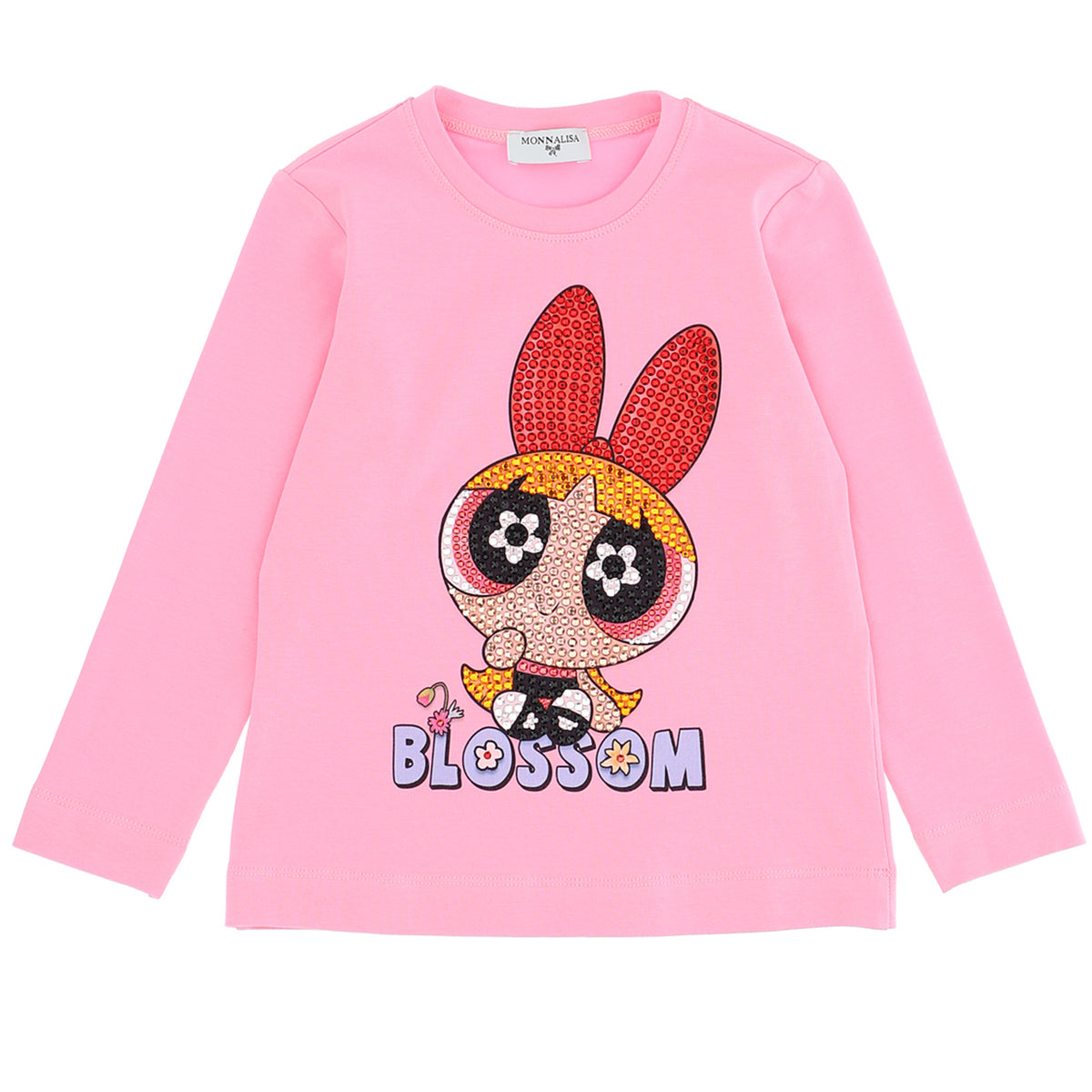 ViaMonte Shop | Monnalisa bambina t-shirt rosa in jersey di cotone