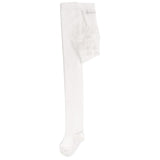 ViaMonte Shop | Monnalisa baby girl collant panna da battesimo in caldo cotone con ruches