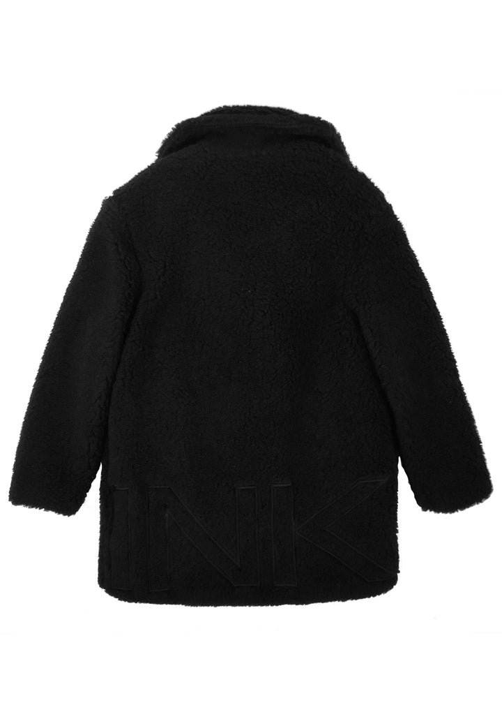 ViaMonte Shop | Pinko bambina cappotto nero in Teddy