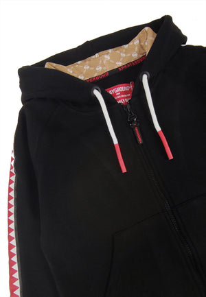 Sprayground felpa bambino nera in cotone con cappuccio | ViaMonte Shop