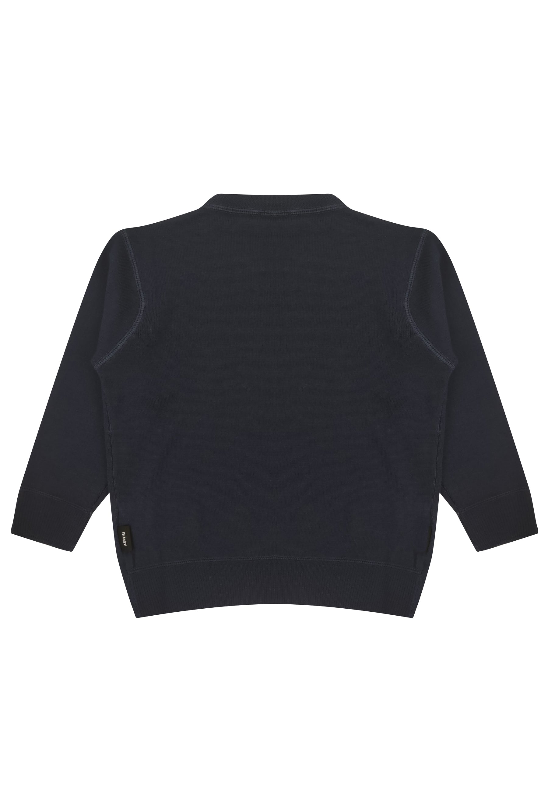 ViaMonte Shop | Aspesi maglia blu notte bambino in lana merino