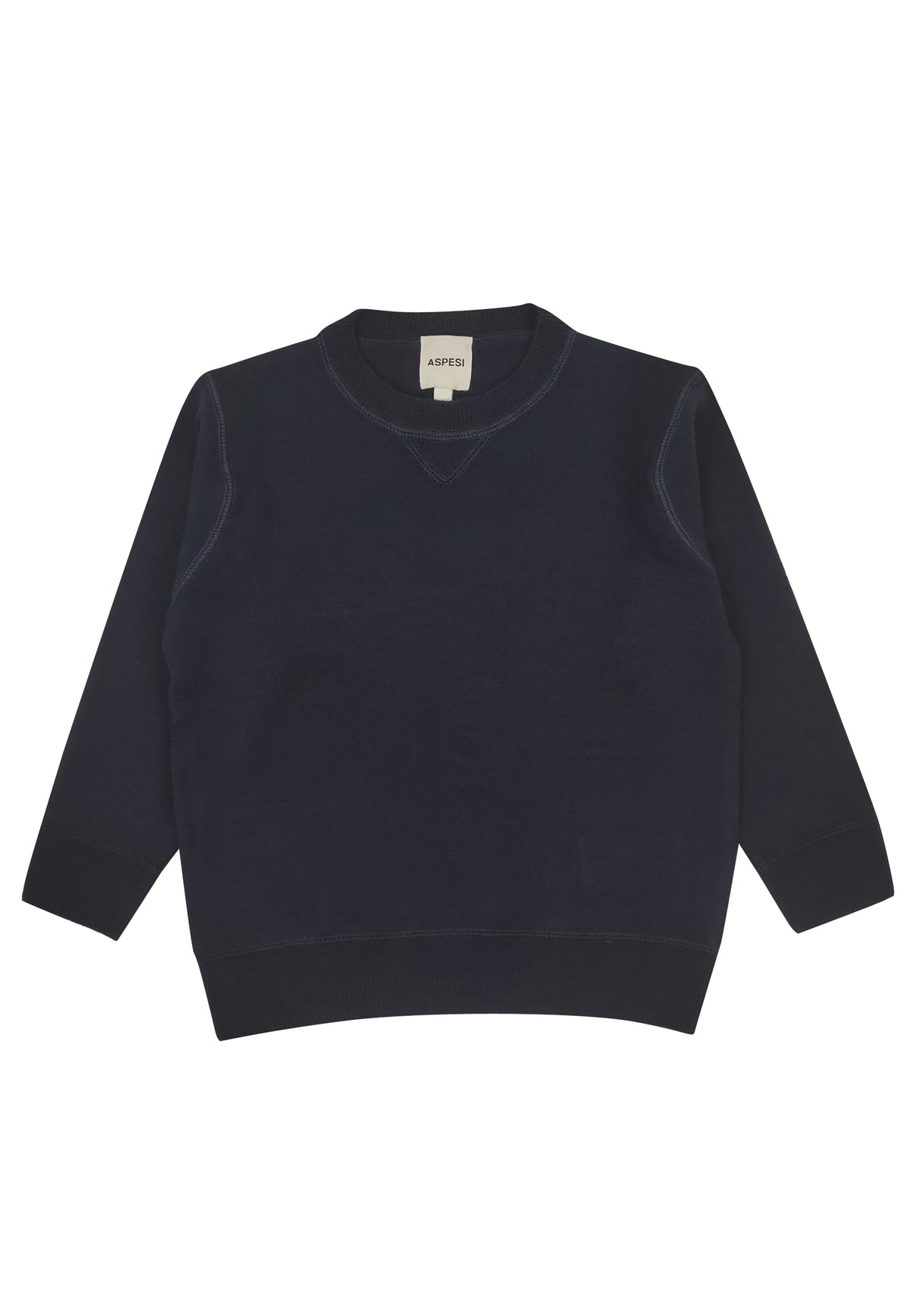 ViaMonte Shop | Aspesi maglia blu notte bambino in lana merino