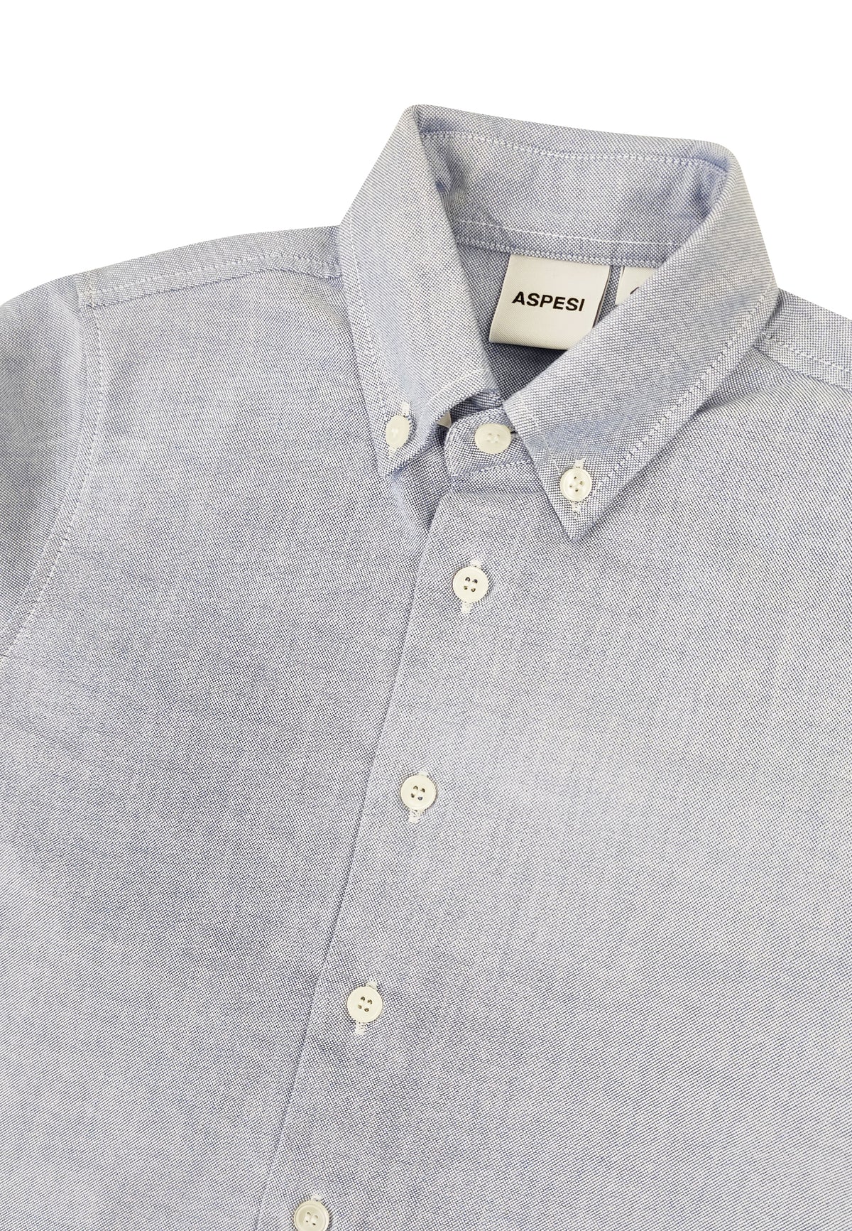 ViaMonte Shop | Aspesi camicia oxford azzurra bambino in cotone
