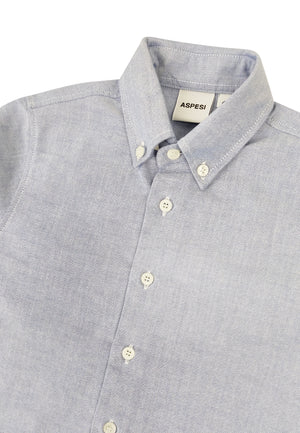 ViaMonte Shop | Aspesi camicia oxford azzurra bambino in cotone