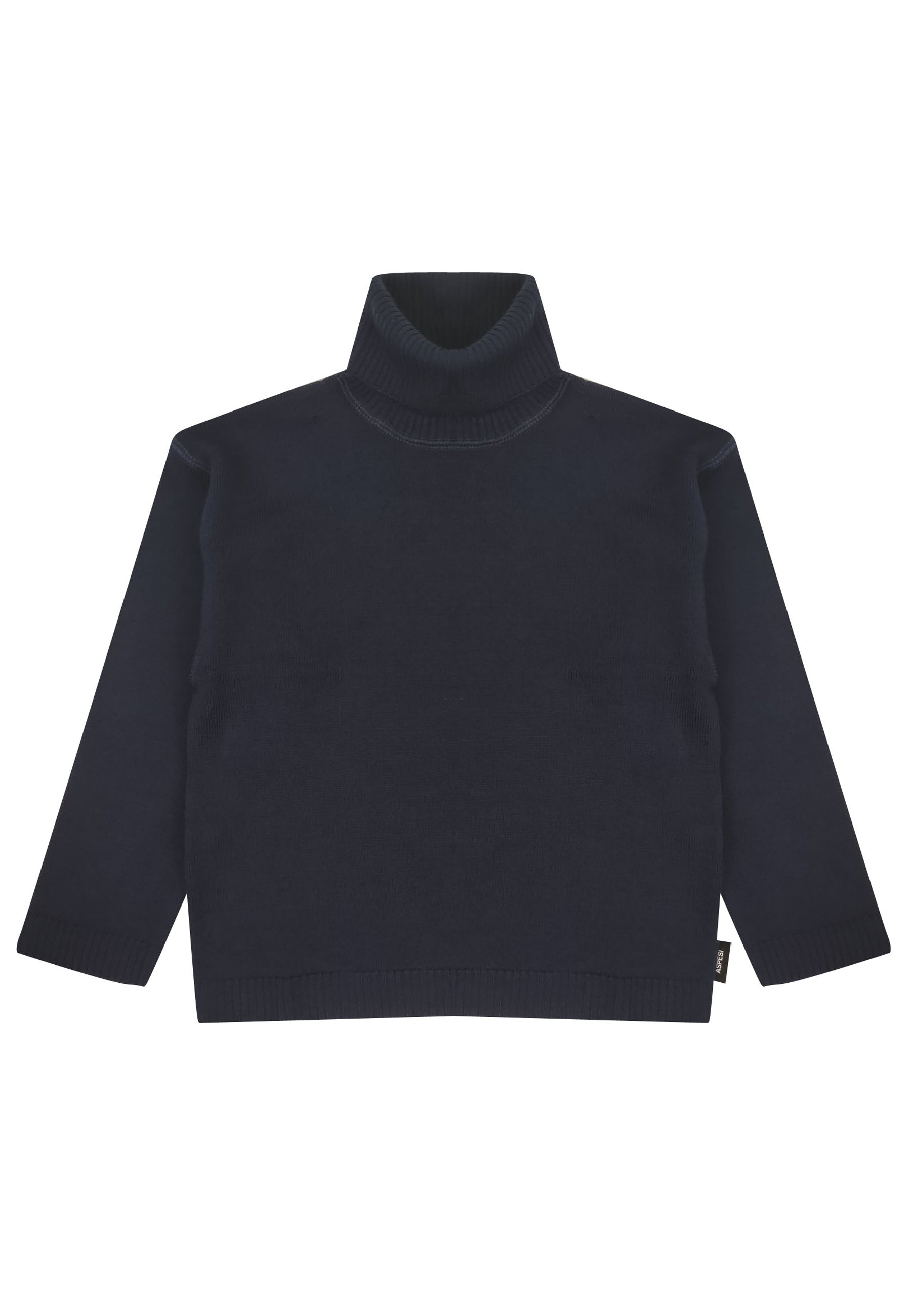 ViaMonte Shop | Aspesi maglia blu notte ragazza in lana merino