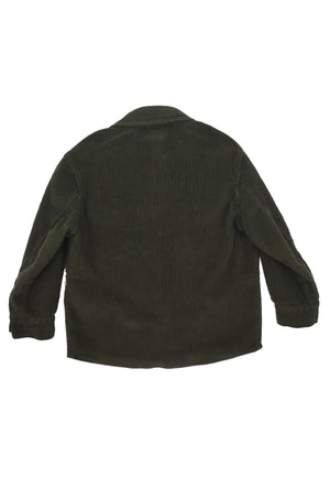 ViaMonte Shop | Aspesi camicia verde mimetico bambino in velluto a costa larga