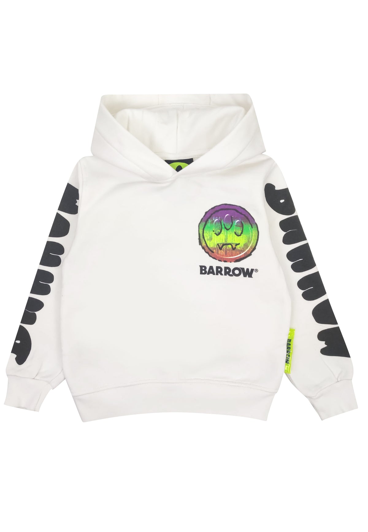 ViaMonte Shop | Barrow felpa bianca bambino in cotone