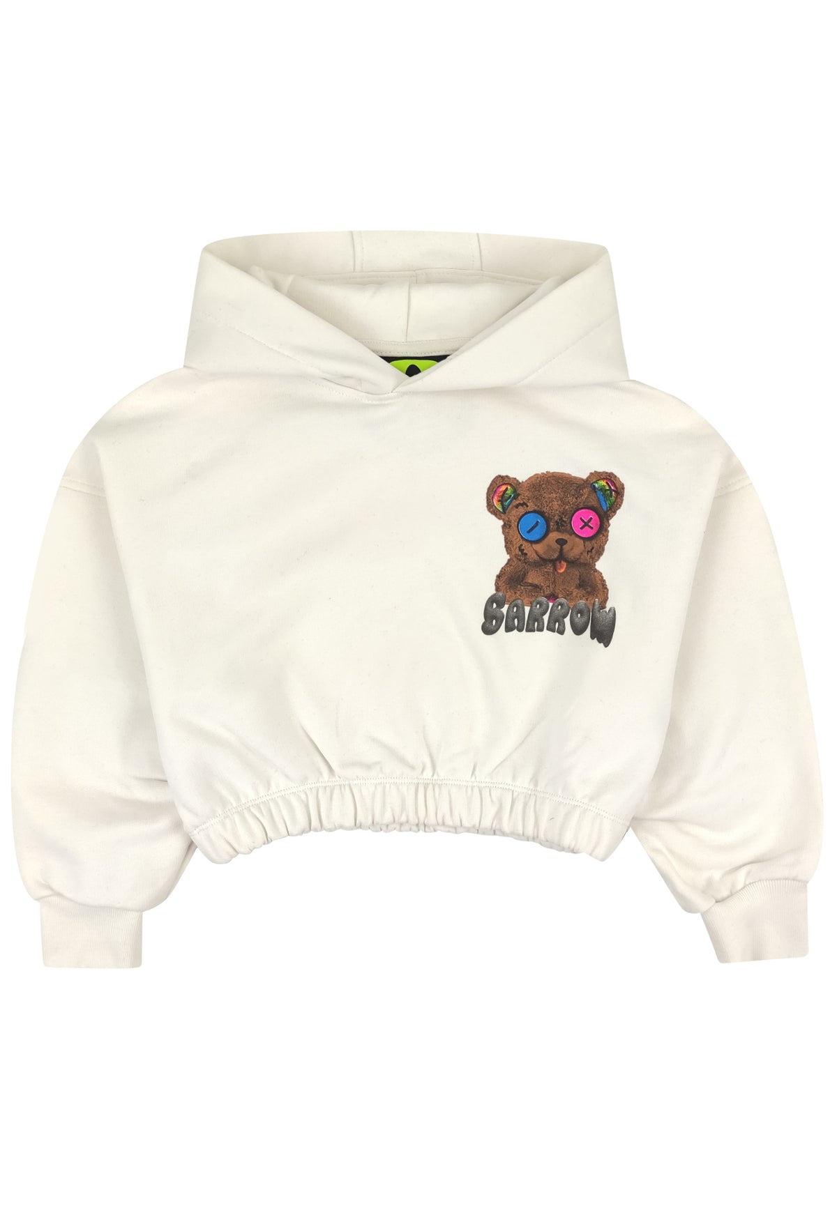 ViaMonte Shop | Barrow felpa panna bambina in cotone stampa teddy