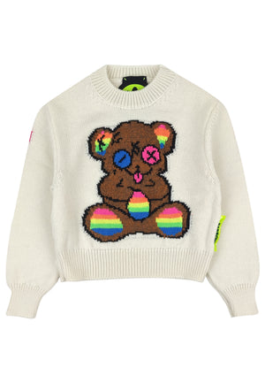 ViaMonte Shop | Barrow maglia panna bambina in misto lana