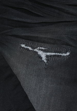 ViaMonte Shop | Diesel Kid jeans krooley-ne-j nero bambino in cotone stretch