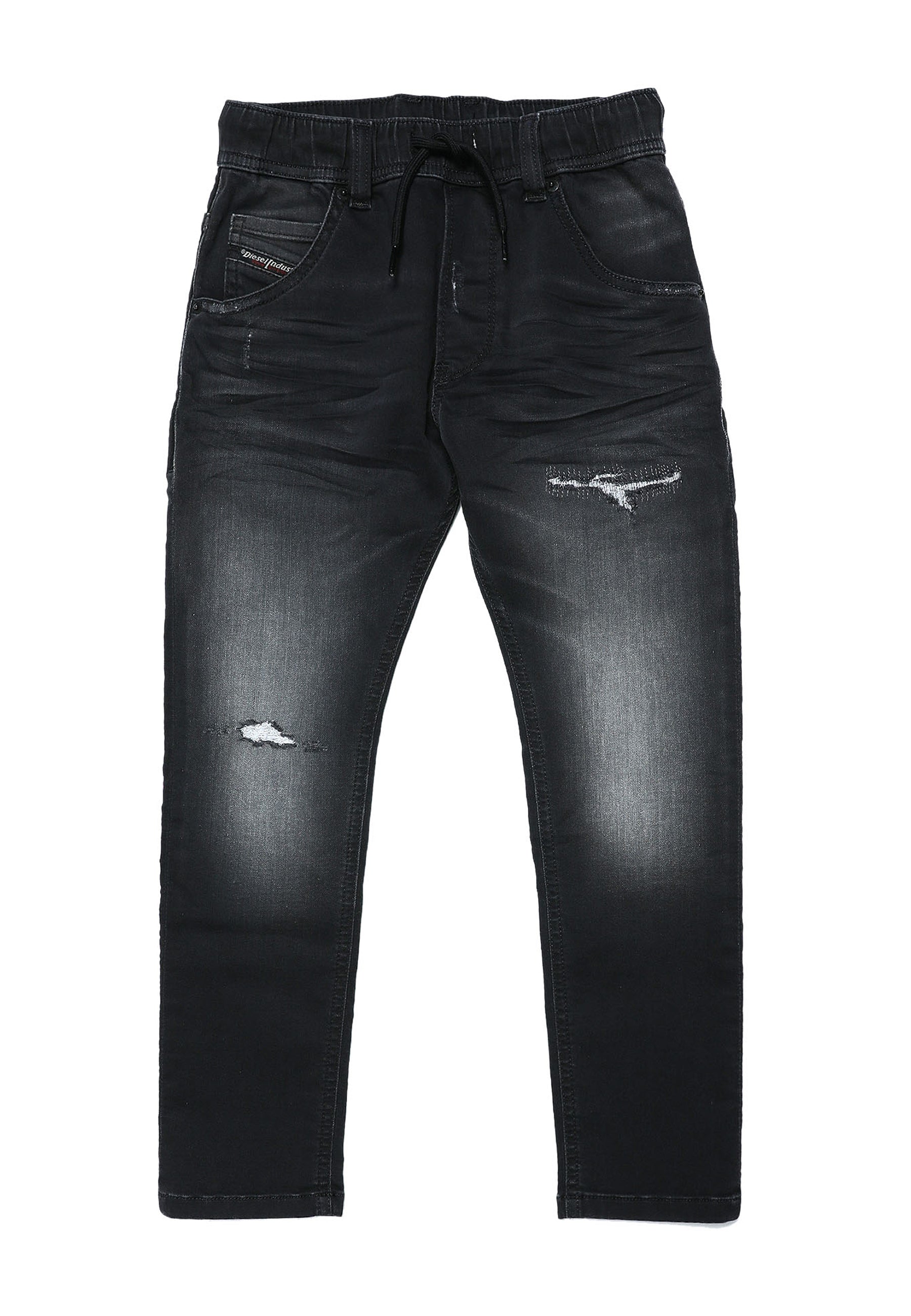 ViaMonte Shop | Diesel Kid jeans krooley-ne-j nero bambino in cotone stretch