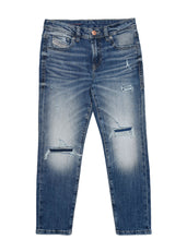 ViaMonte Shop | Diesel Kid jeans slim fit bambina in denim used