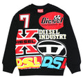 ViaMonte Shop | Diesel Kid felpa Spebs over nera bambino in cotone