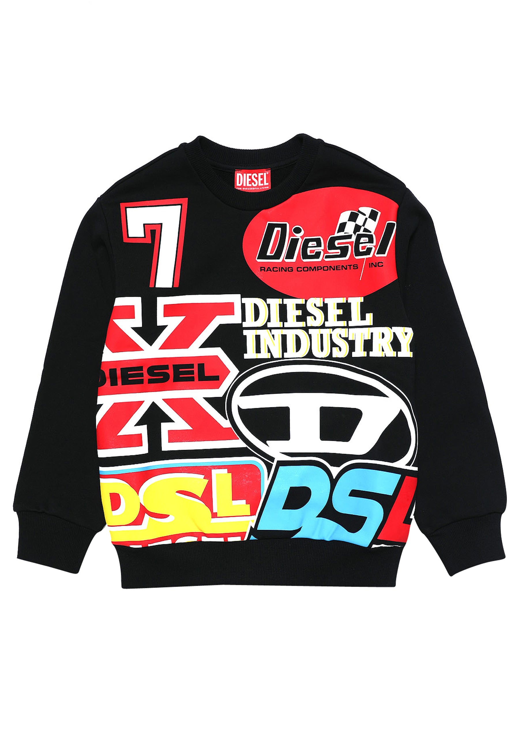 ViaMonte Shop | Diesel Kid felpa Spebs over nera bambino in cotone