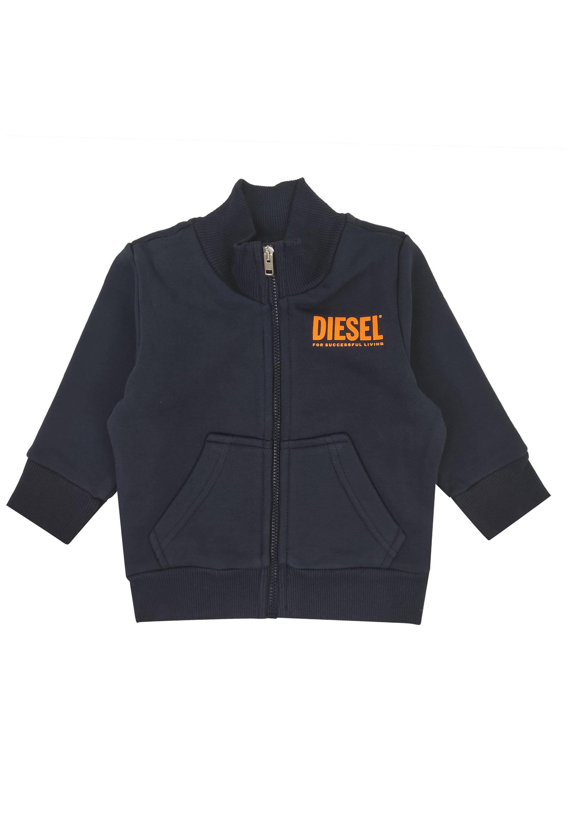 ViaMonte Shop | Diesel kids felpa Sonnyxb blu neonato in cotone