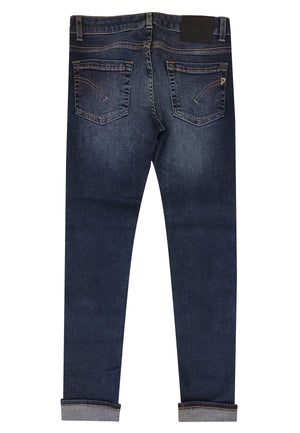 ViaMonte Shop | Dondup kids jeans Monroe ragazza in cotone blu