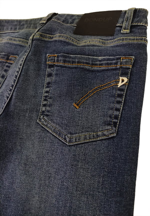 ViaMonte Shop | Dondup kids jeans Monroe blu ragazza in cotone stretch