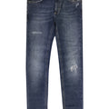 ViaMonte Shop | Dondup kids jeans Monroe blu ragazza in cotone stretch