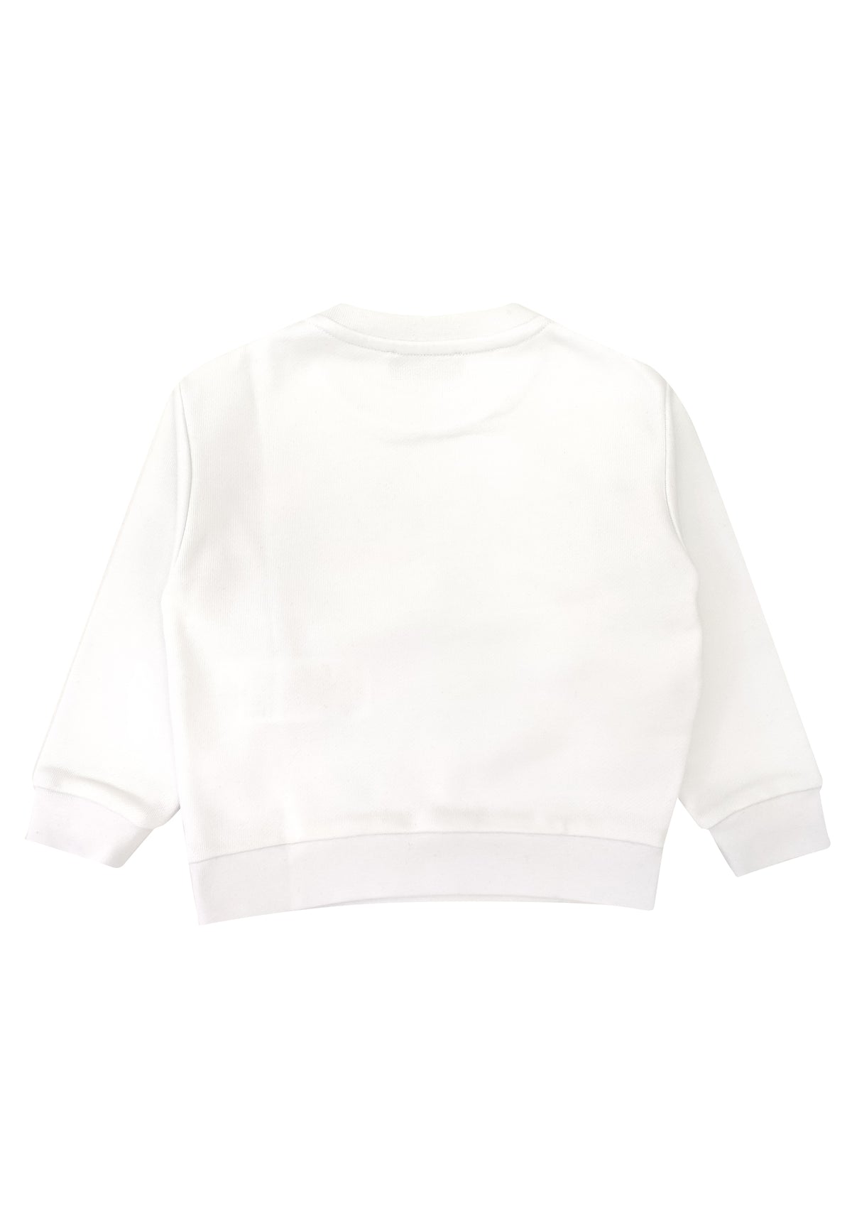 ViaMonte Shop | Dondup kids felpa bianca bambino in cotone