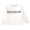 ViaMonte Shop | Dondup kids felpa bianca bambino in cotone