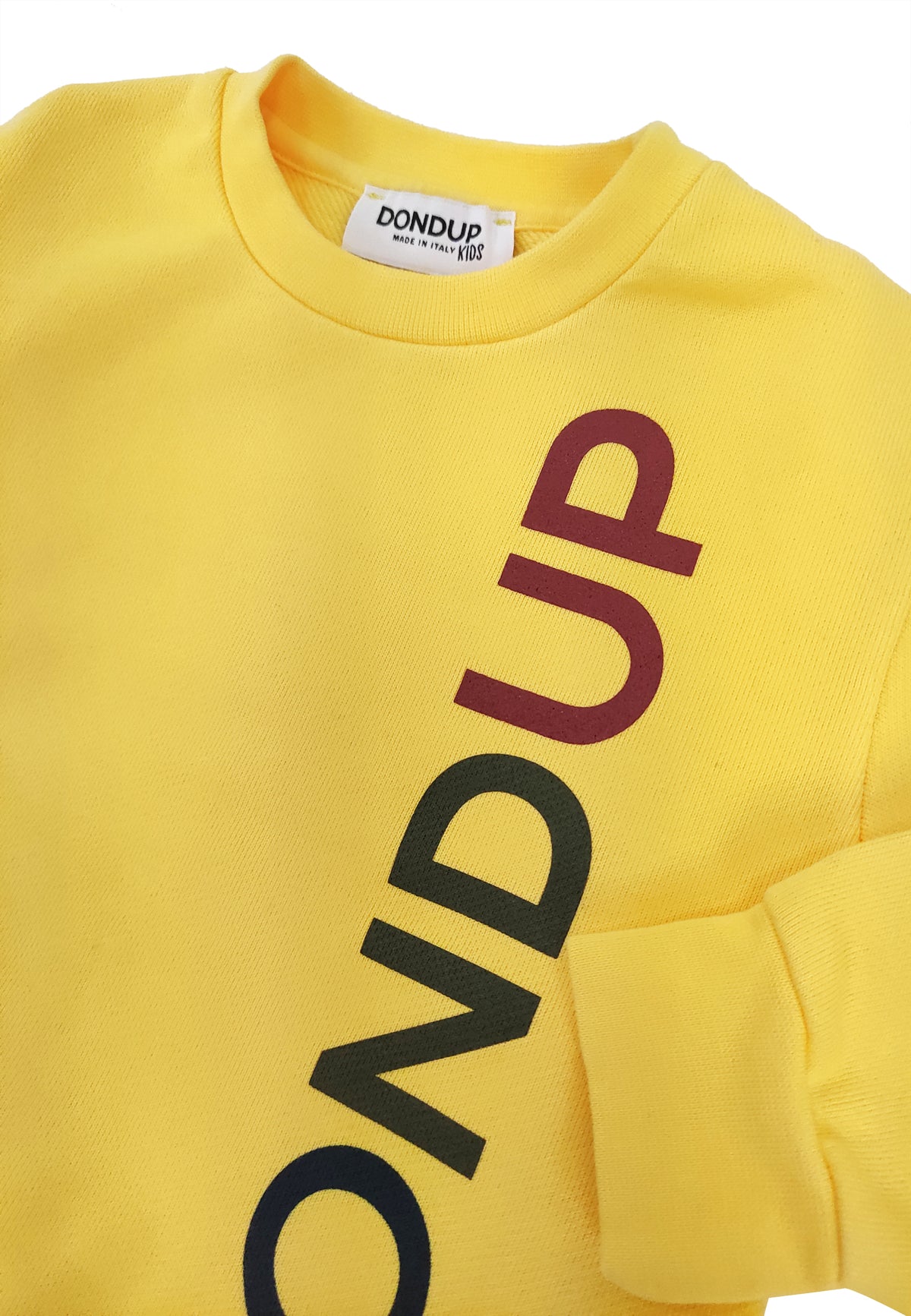 ViaMonte Shop | Dondup kids felpa gialla ragazzo in cotone