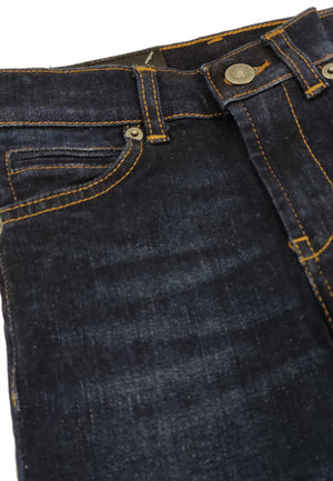 ViaMonte Shop | Dondup kids jeans George nero skinny fit ragazzo in denim used