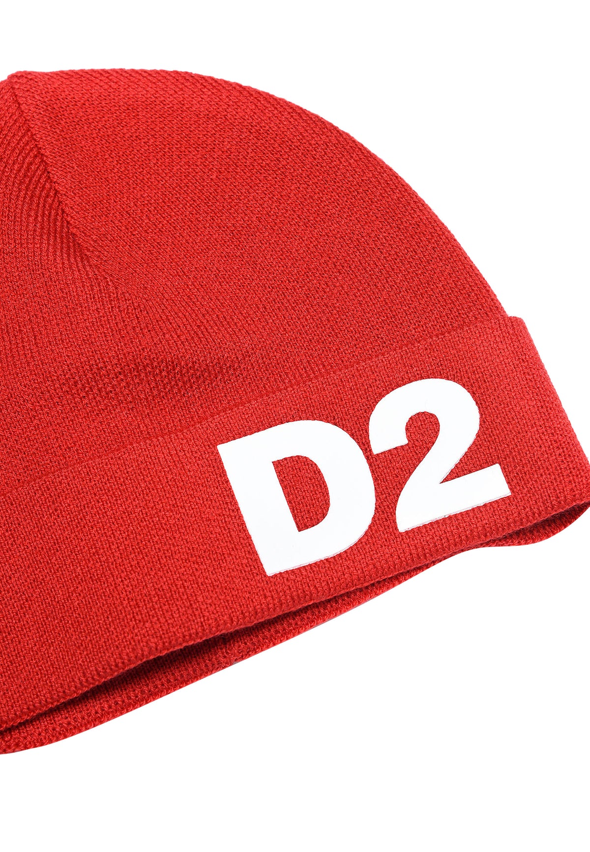 ViaMonte Shop | Dsquared2 cappello rosso ragazzo in misto lana