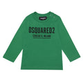 ViaMonte Shop | Dsquared2 t-shirt verde neonato in jersey di cotone