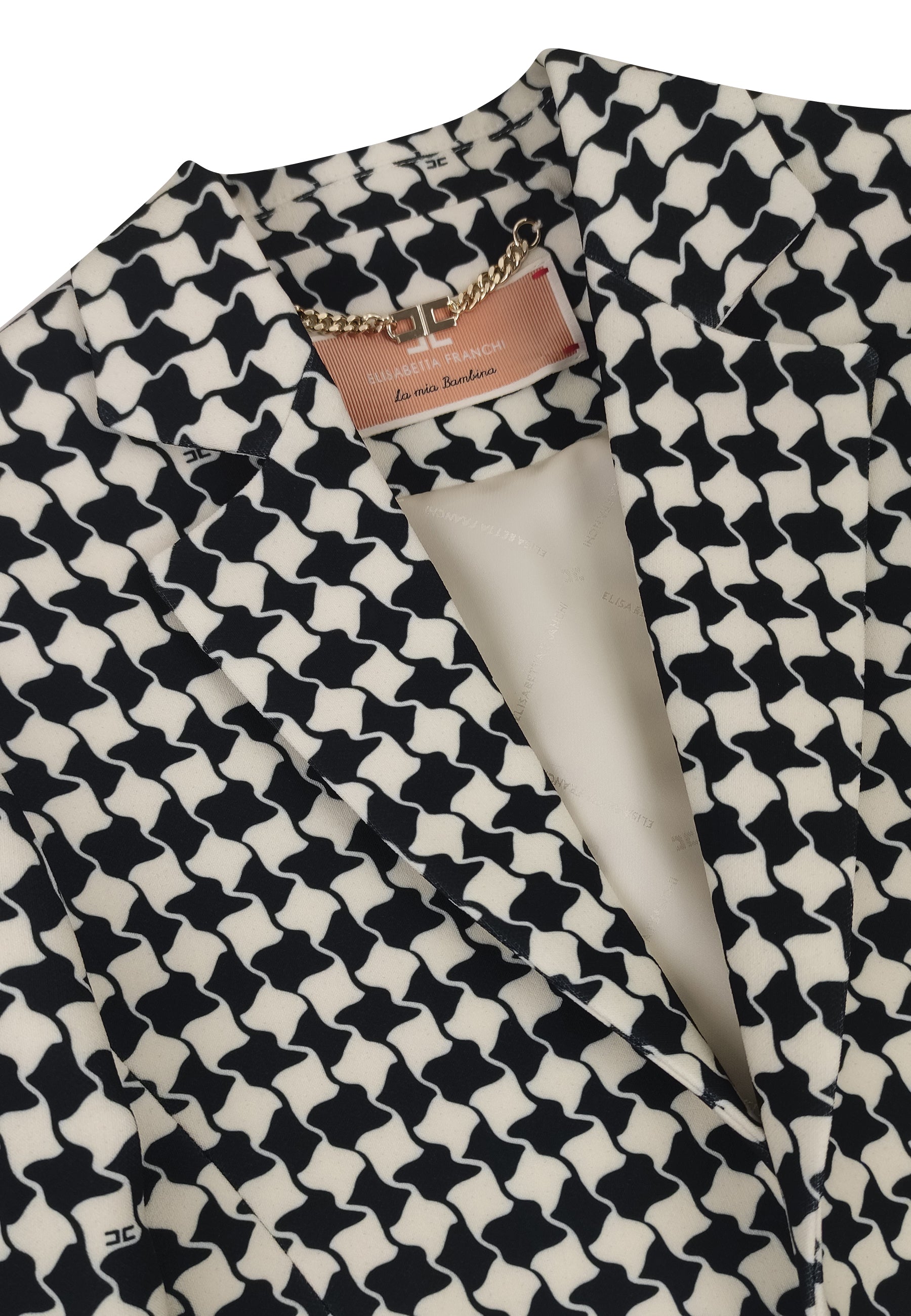 ViaMonte Shop | Elisabetta Franchi La Mia Bambina giacca stampata bambina in crepe