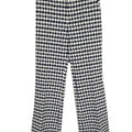 ViaMonte Shop | Elisabetta Franchi La Mia Bambina pantalone stampa pied de poule bambina in crepe