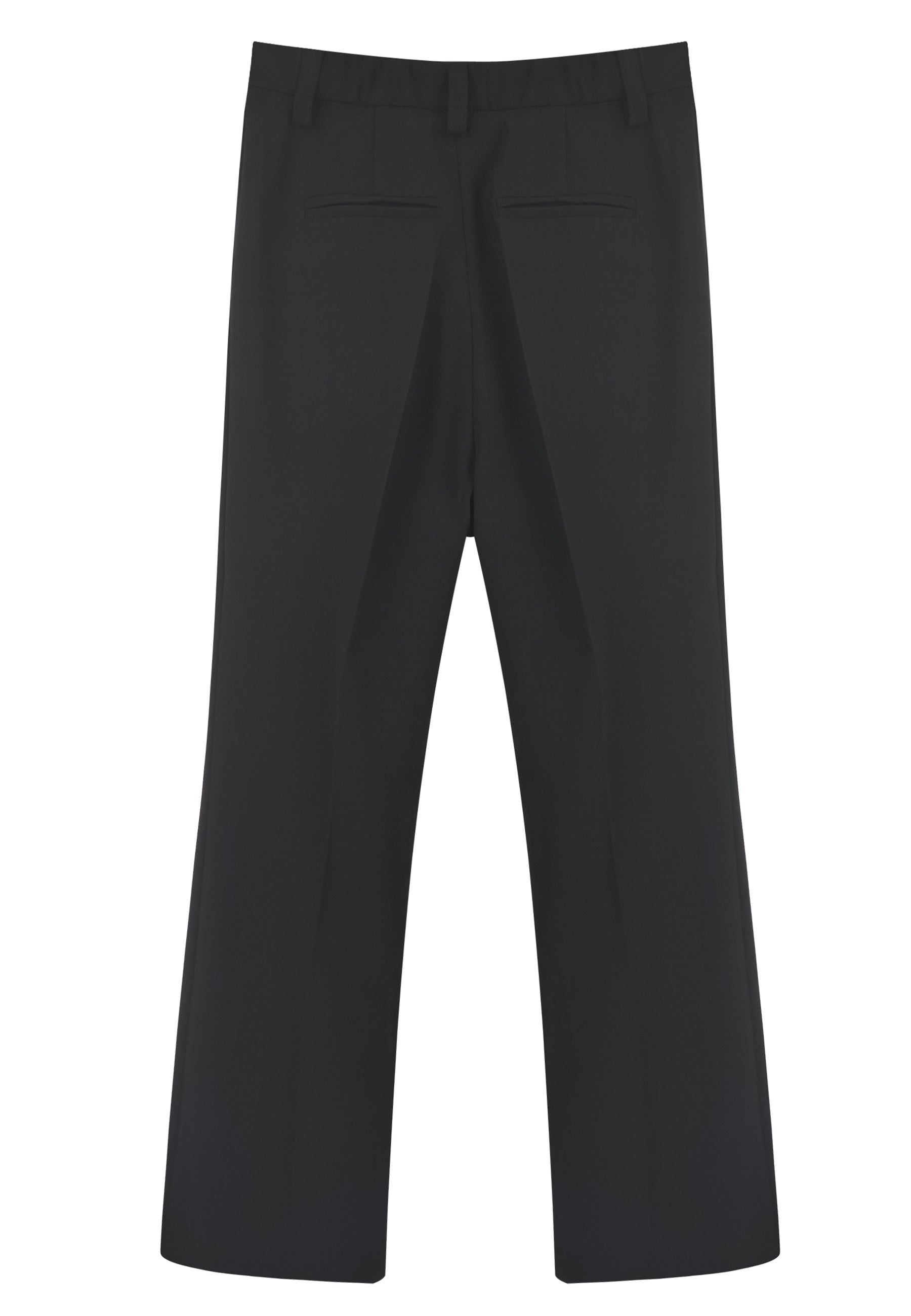 ViaMonte Shop | Elisabetta Franchi La Mia Bambina pantalone ragazza nero in crepe