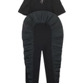 ViaMonte Shop | Elisabetta Franchi La Mia Bambina tuta nera bambina in crepe