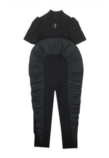 ViaMonte Shop | Elisabetta Franchi La Mia Bambina tuta nera bambina in crepe